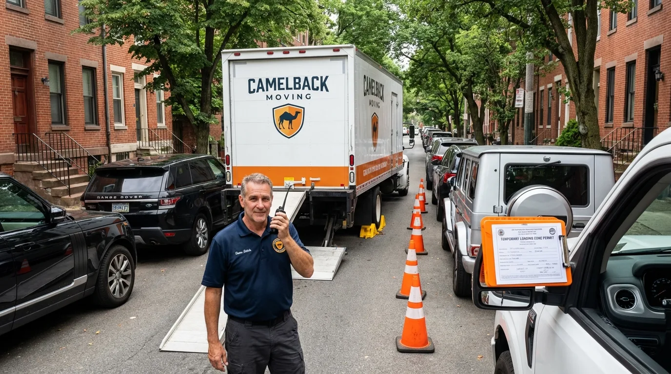 City street loading permit setup in Williamsport, PA